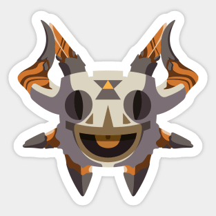 SamaChurl Geo Skull Mask [Genshin Impact] Sticker